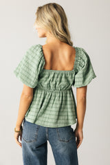 Wilder Blouse in Sage FINAL SALE