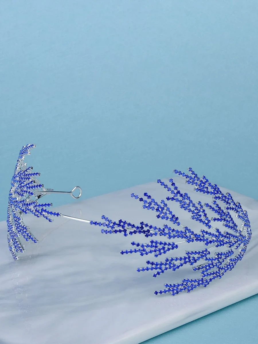 Metal Super Shiny Rhinestone Wide Headband Hair Accessories