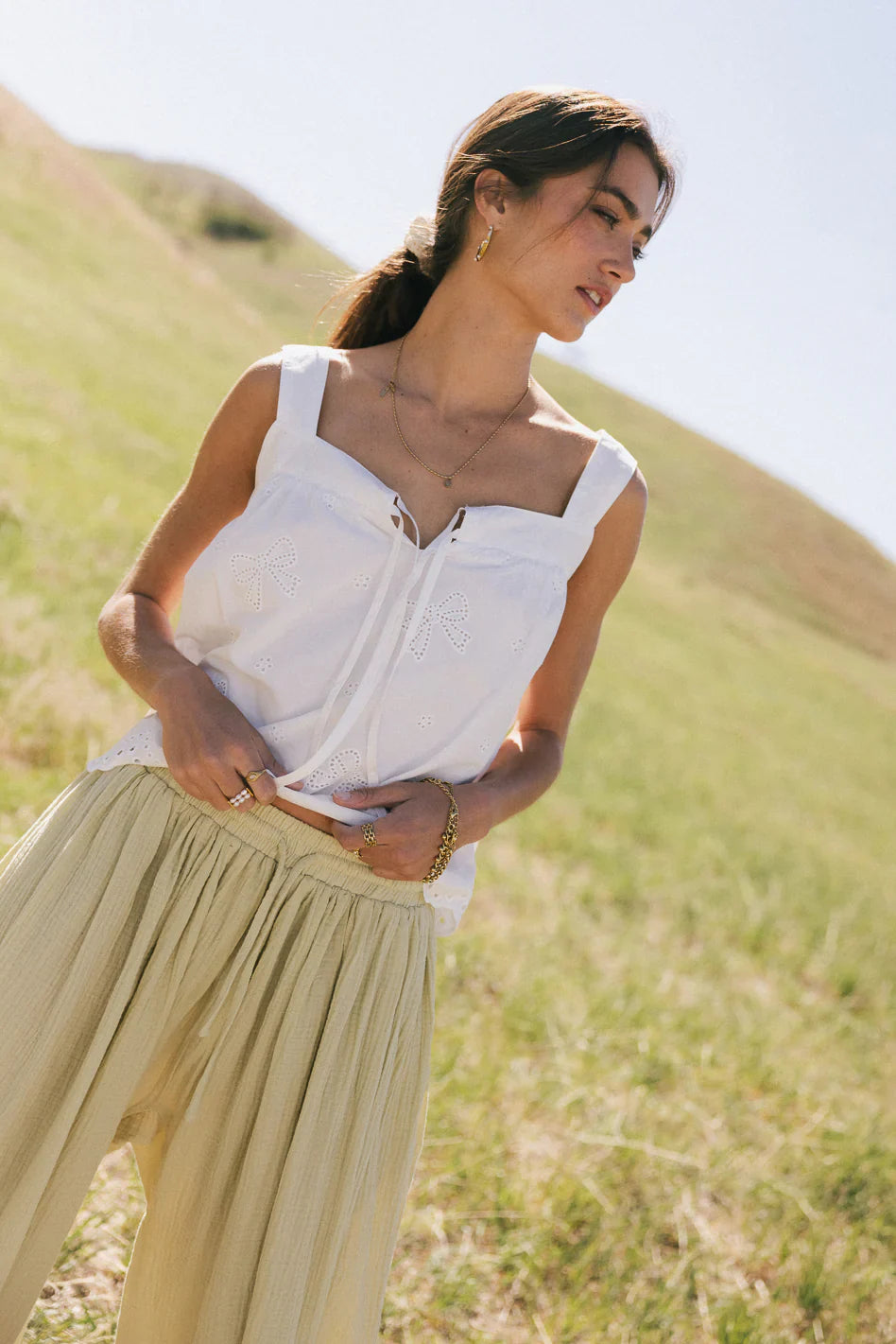 Cecily Bow Tank FINAL SALE
