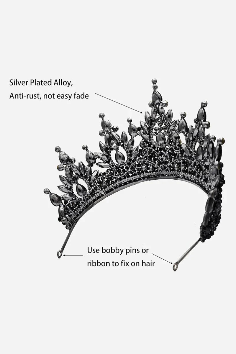 Pink Rhinestone Queen Tiara