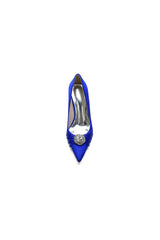 Cocktail Pointed Toe Crystal High Heels