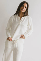 Breck Knit Sweater in Cream FINAL SALE