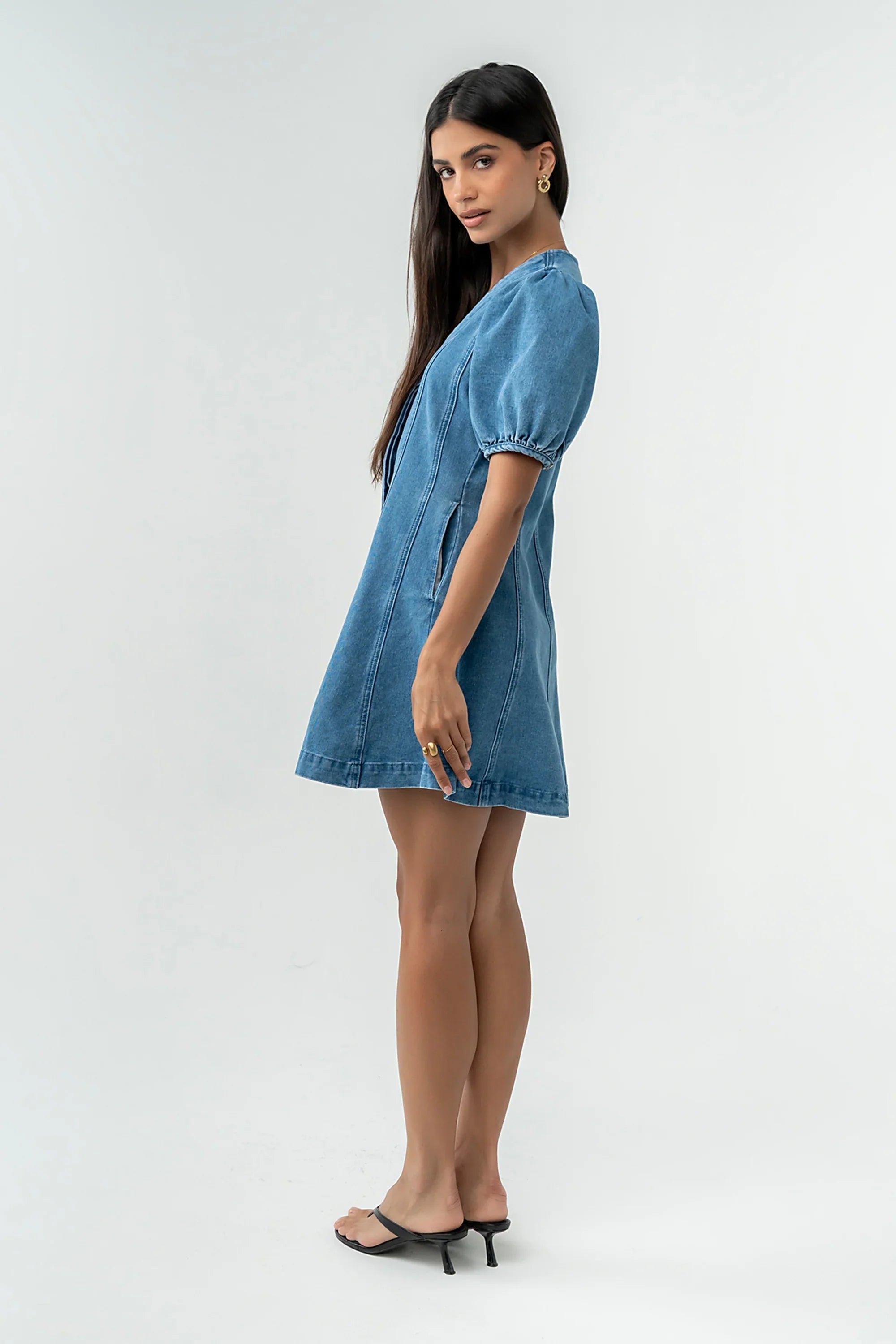Correy Denim Mini Dress