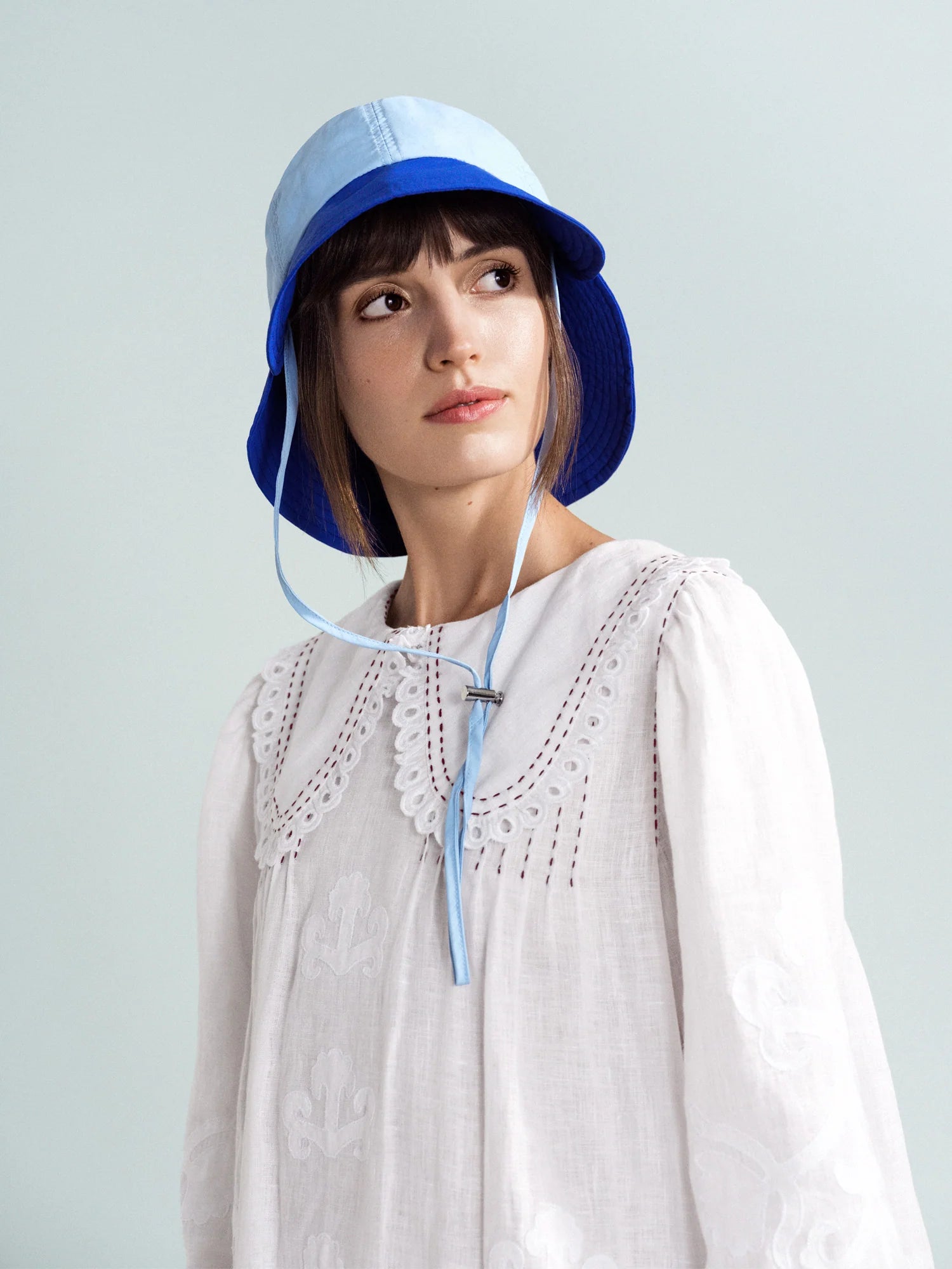Colorblock Tulip Bucket Hat