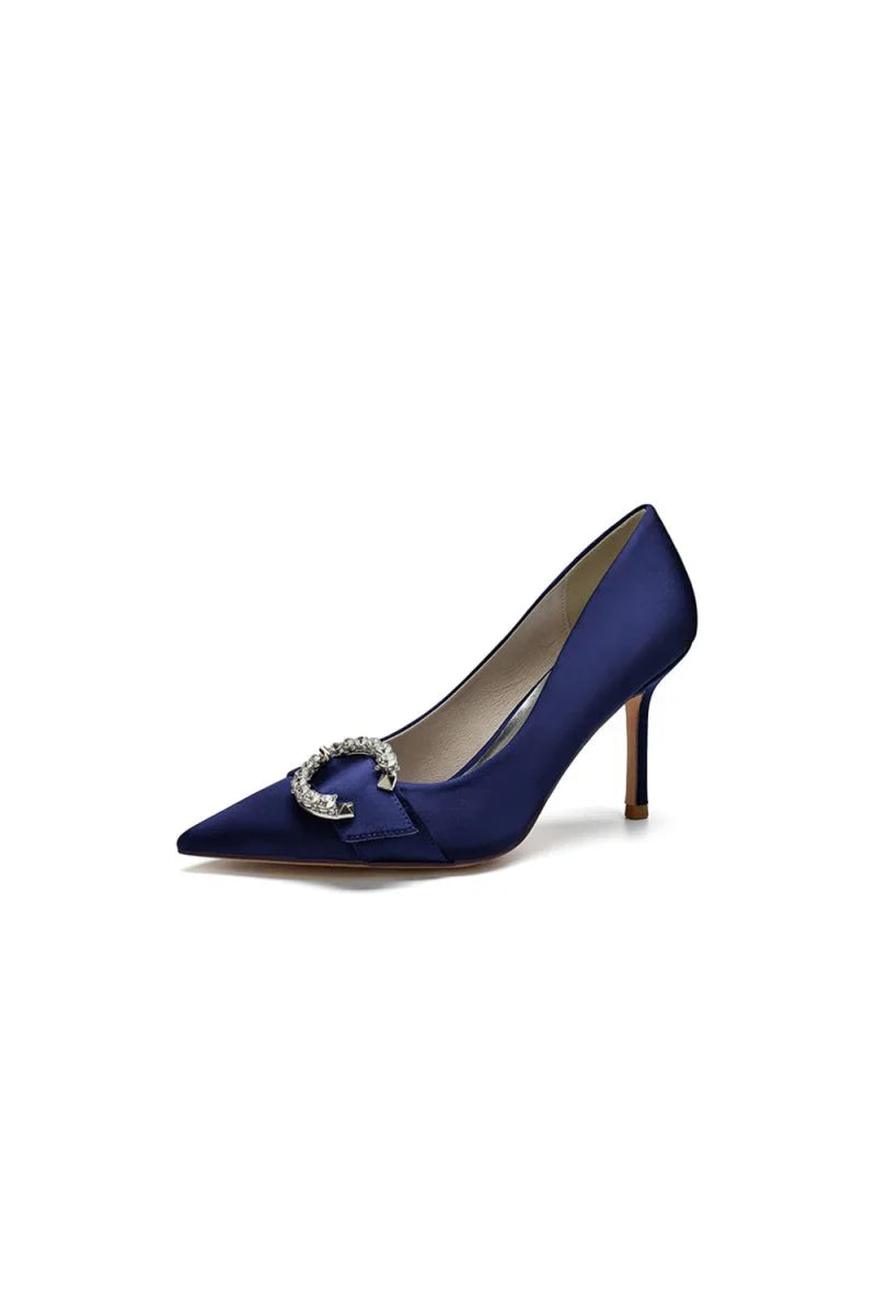 Crystal Cocktail Pointed Toe High Heels
