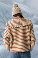 Manny Striped Sherpa Jacket FINAL SALE