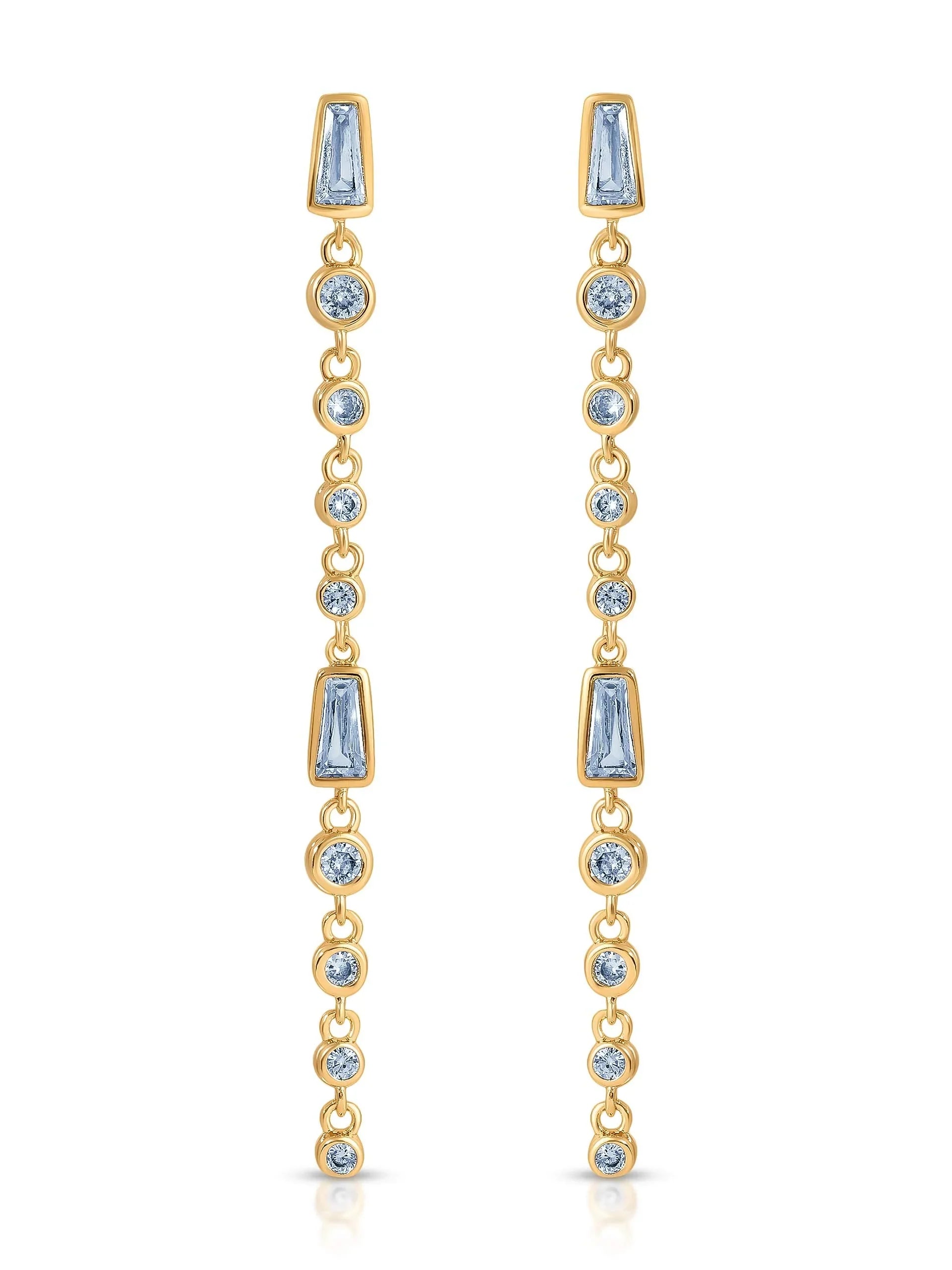 Crystal Linear Earrings