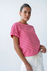 Walker Scalloped Top in Pink
