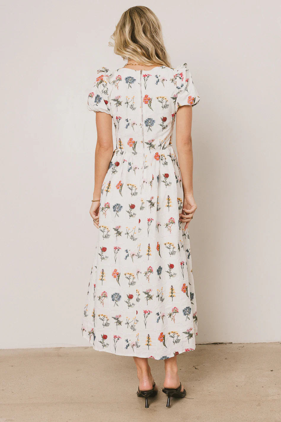 Jayce Embroidered Floral Maxi Dress FINAL SALE