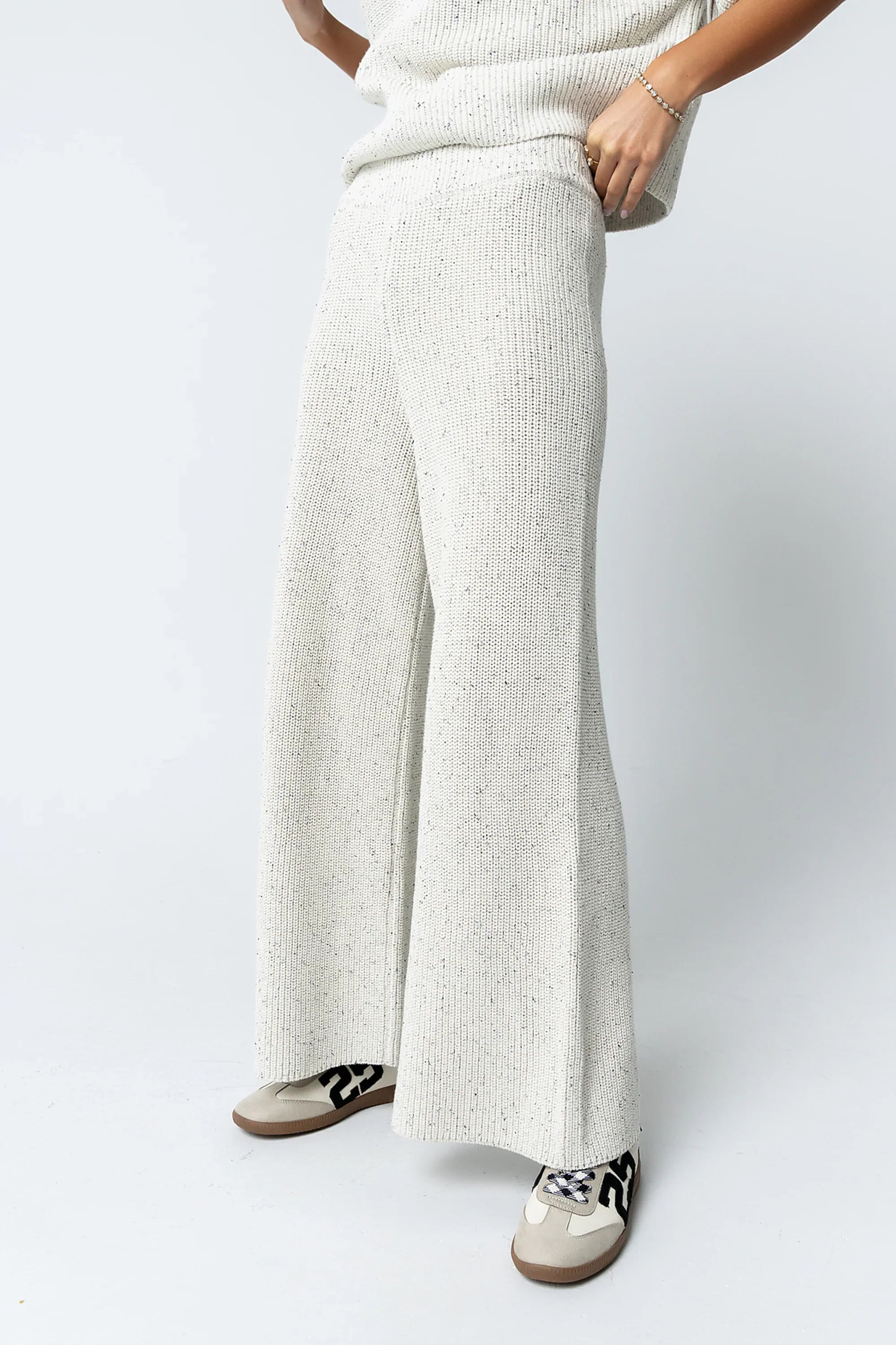 Jensen Speckled Wide Leg Pants FINAL SALE