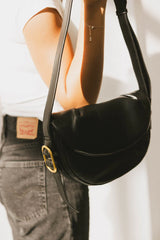 Rumble Vegan Leather Bag in Black FINAL SALE