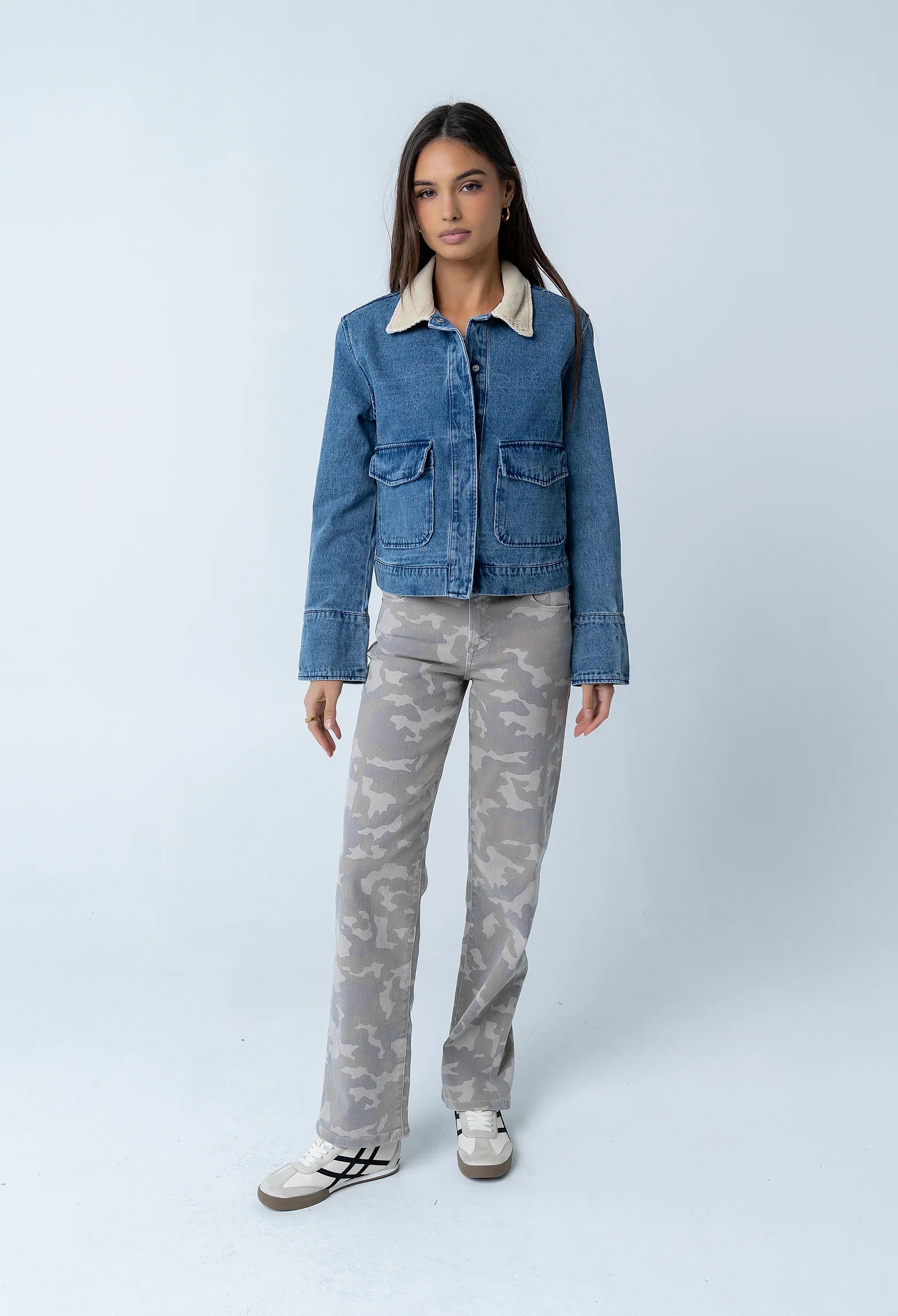 Brynley Denim Chore Jacket