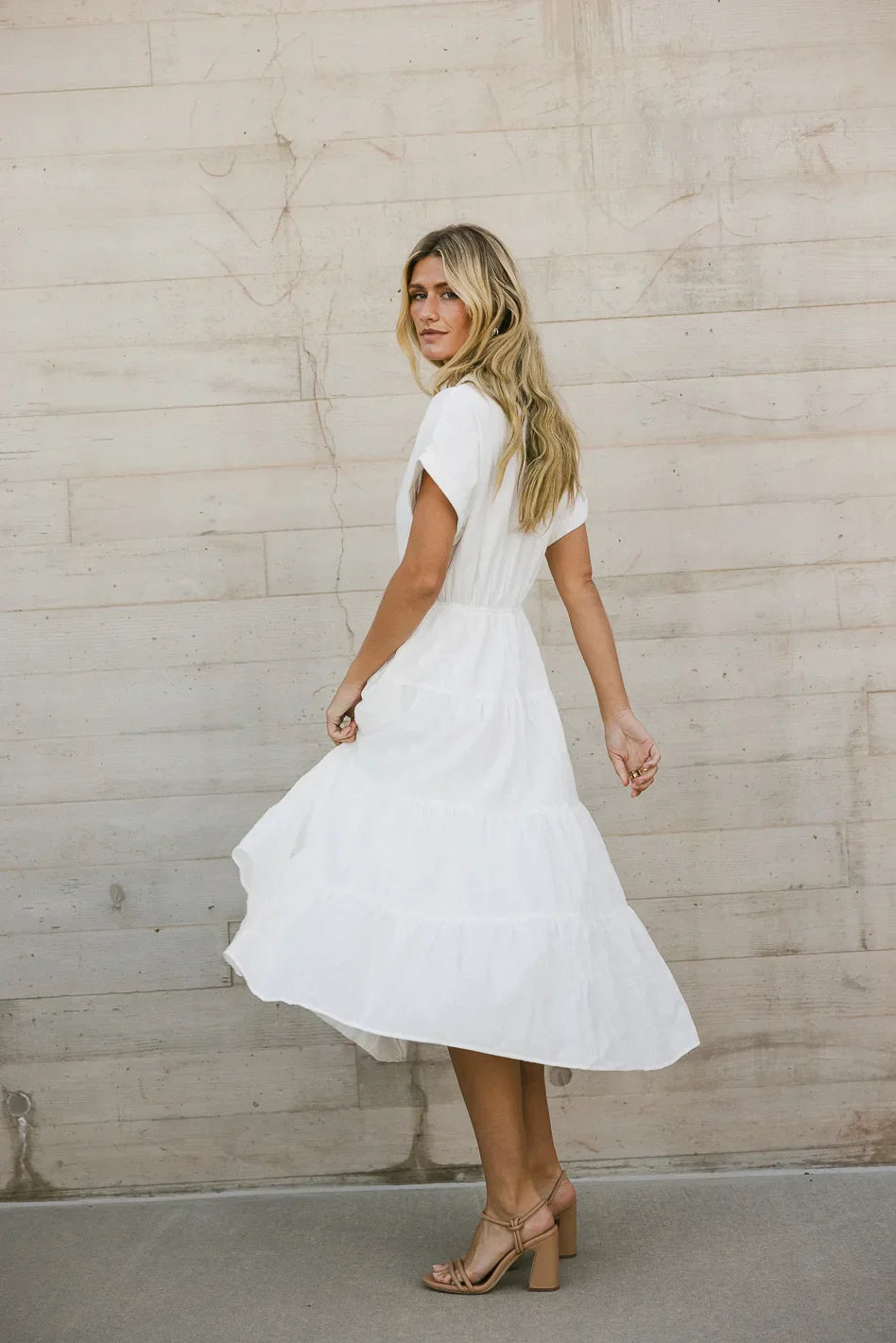 Nadira Tiered Midi Dress FINAL SALE