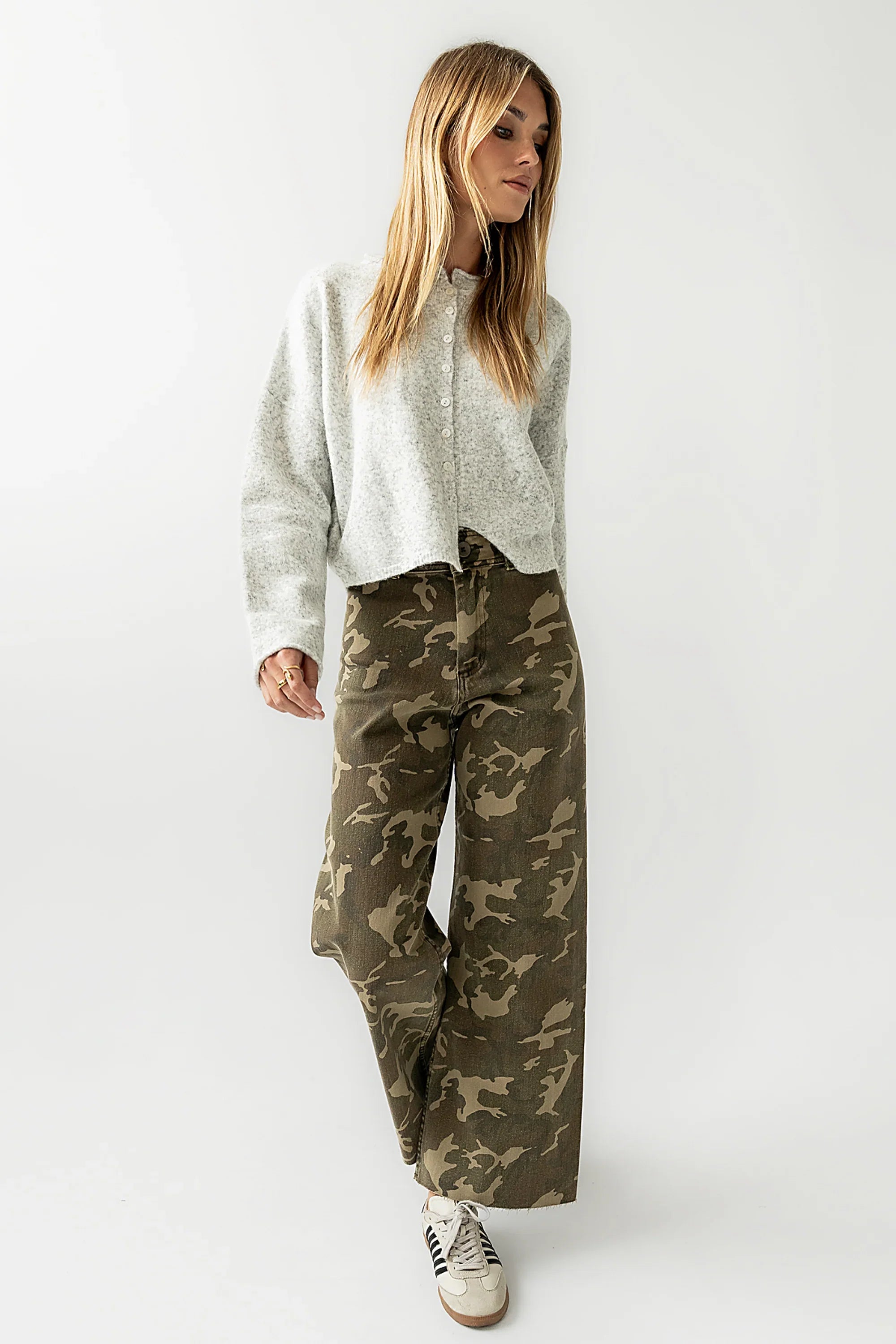 Maci Cardigan in Grey FINAL SALE