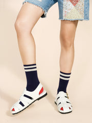 Collegiate Stripe Crew