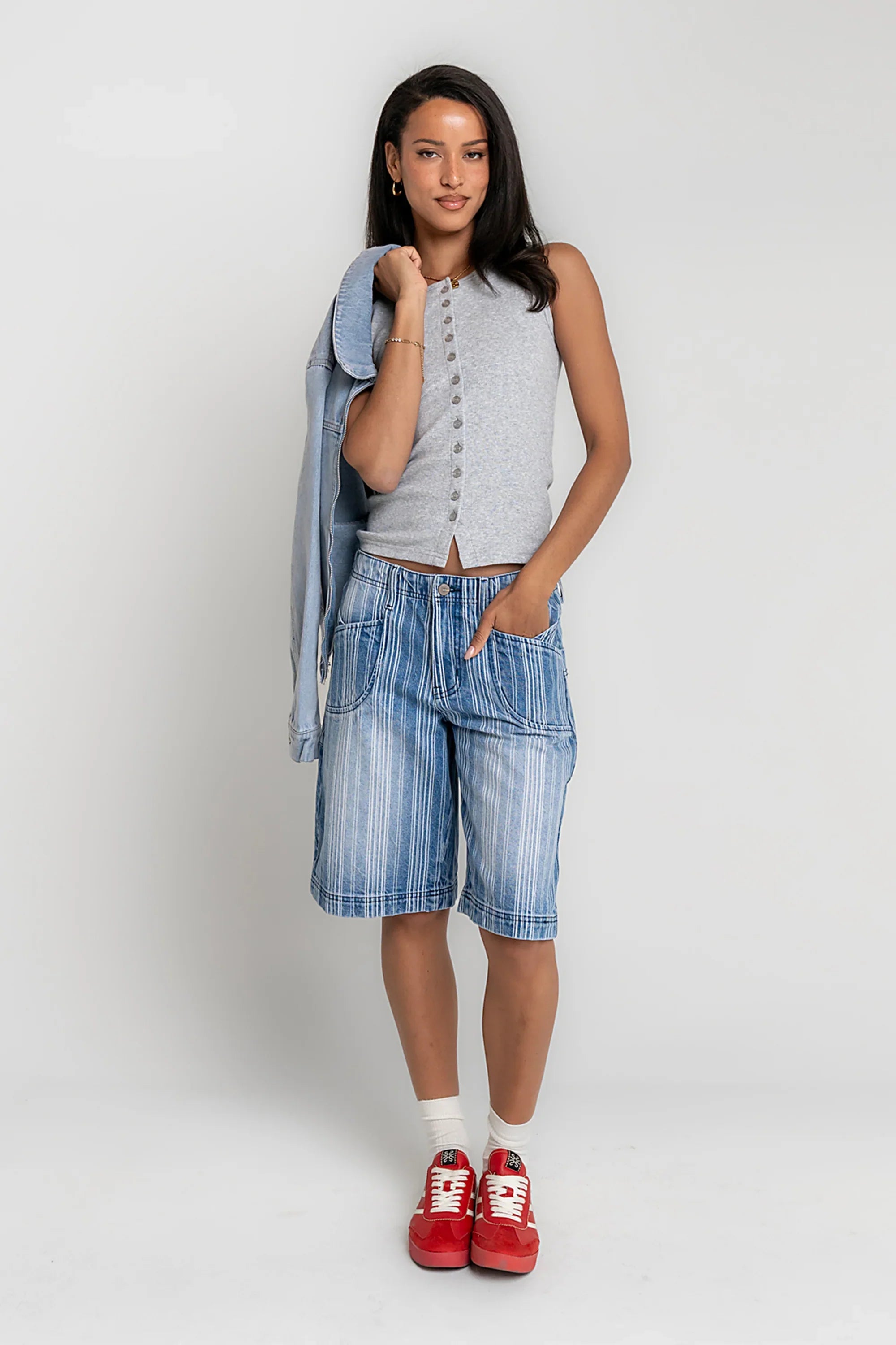 Franklin Striped Bermuda Shorts