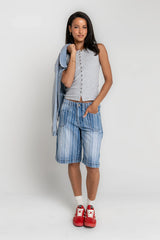 Franklin Striped Bermuda Shorts