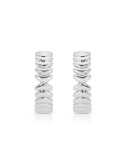 Medium Metal Moderna Hoops
