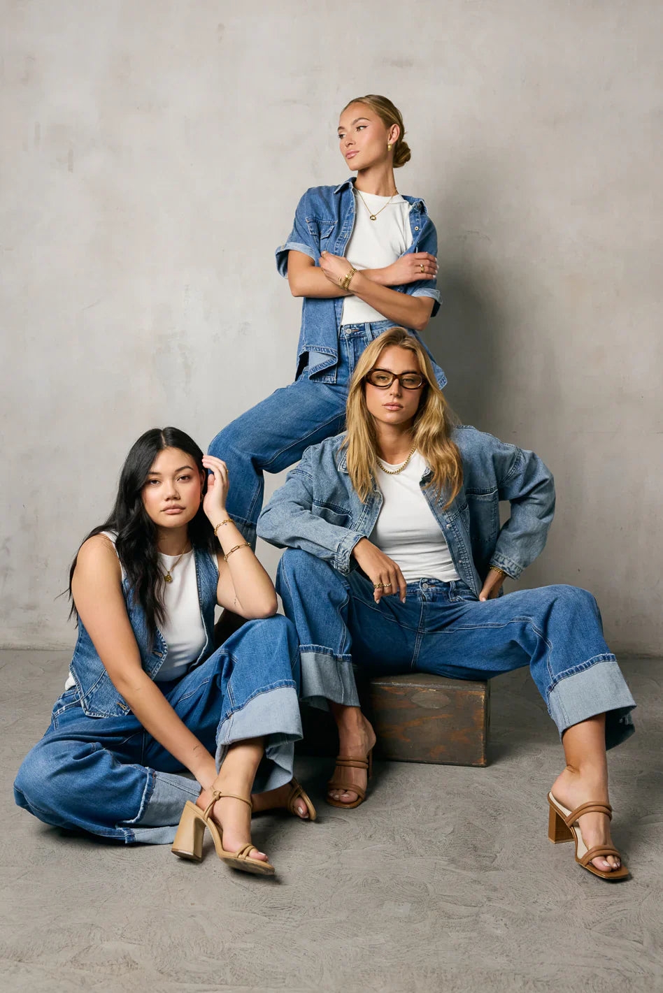 Luca Denim Button Up FINAL SALE