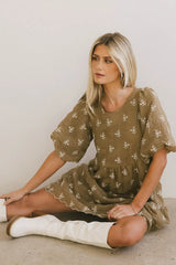 Marco Embroidered Mini Dress FINAL SALE