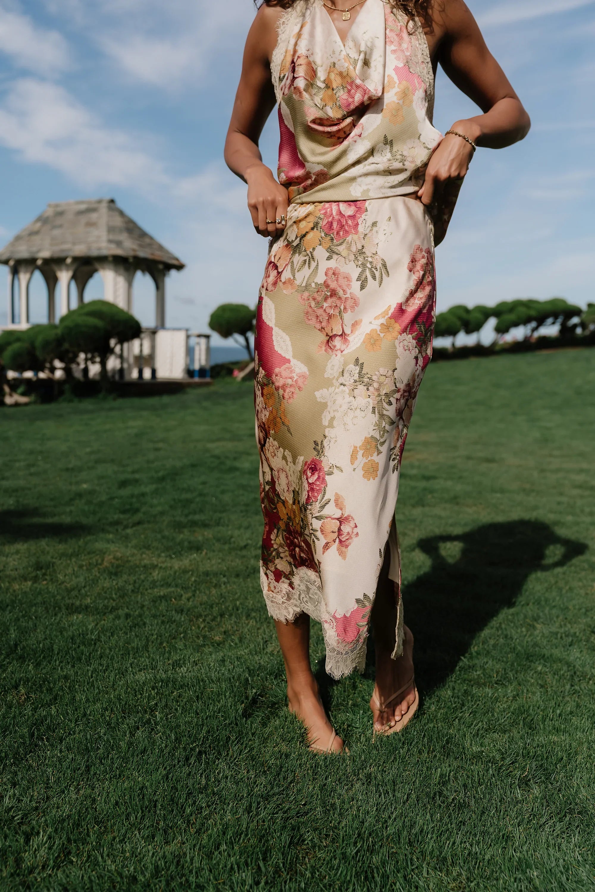 Victoria Floral Maxi Skirt