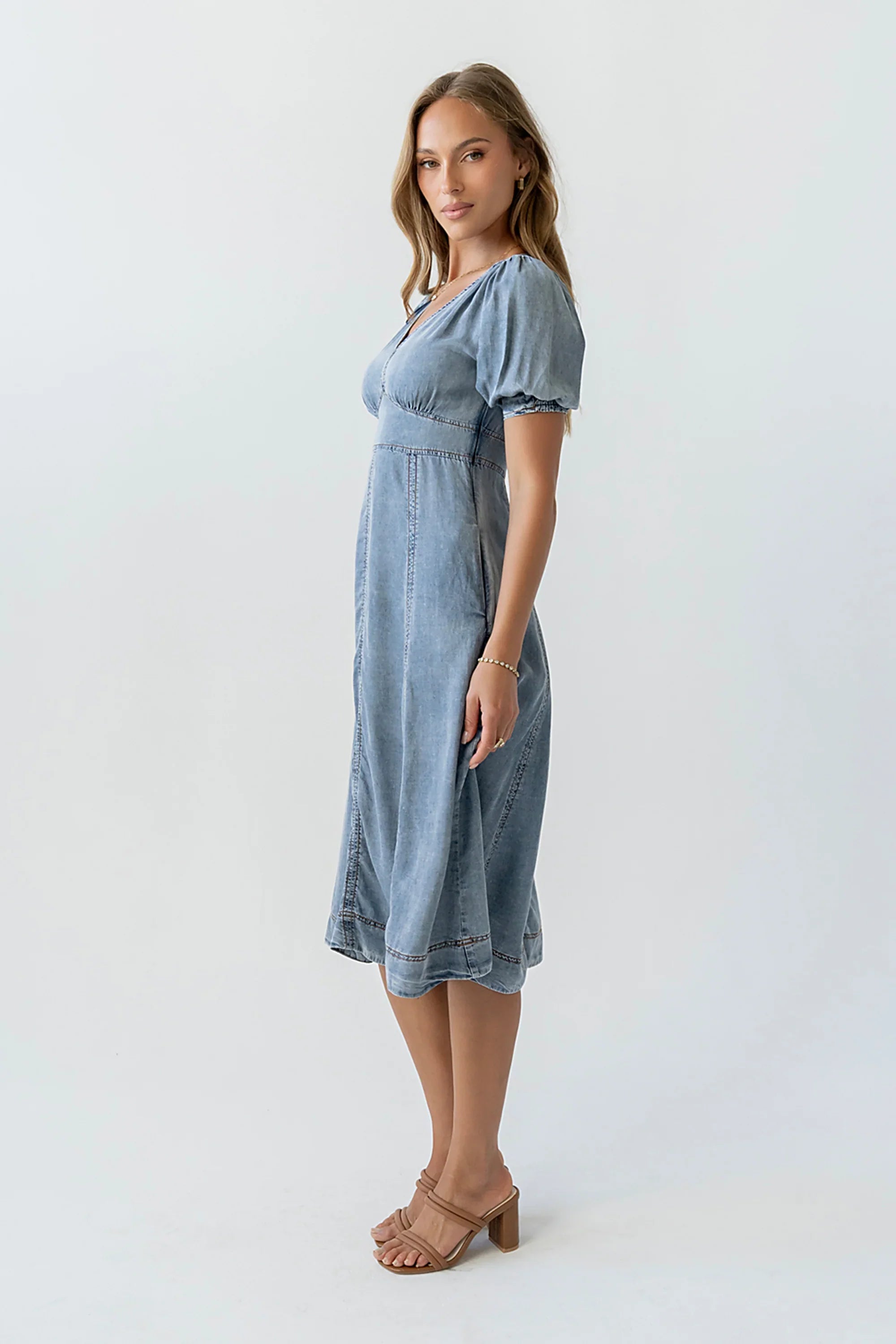Andie Denim Midi Dress