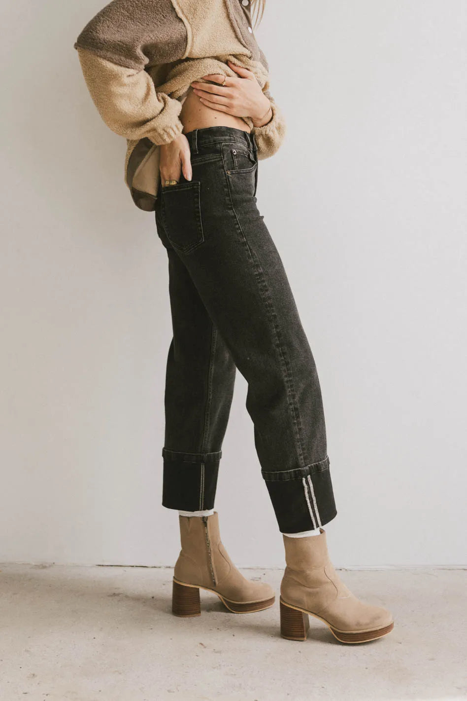 Alcott Cuffed Straight Leg Jeans FINAL SALE