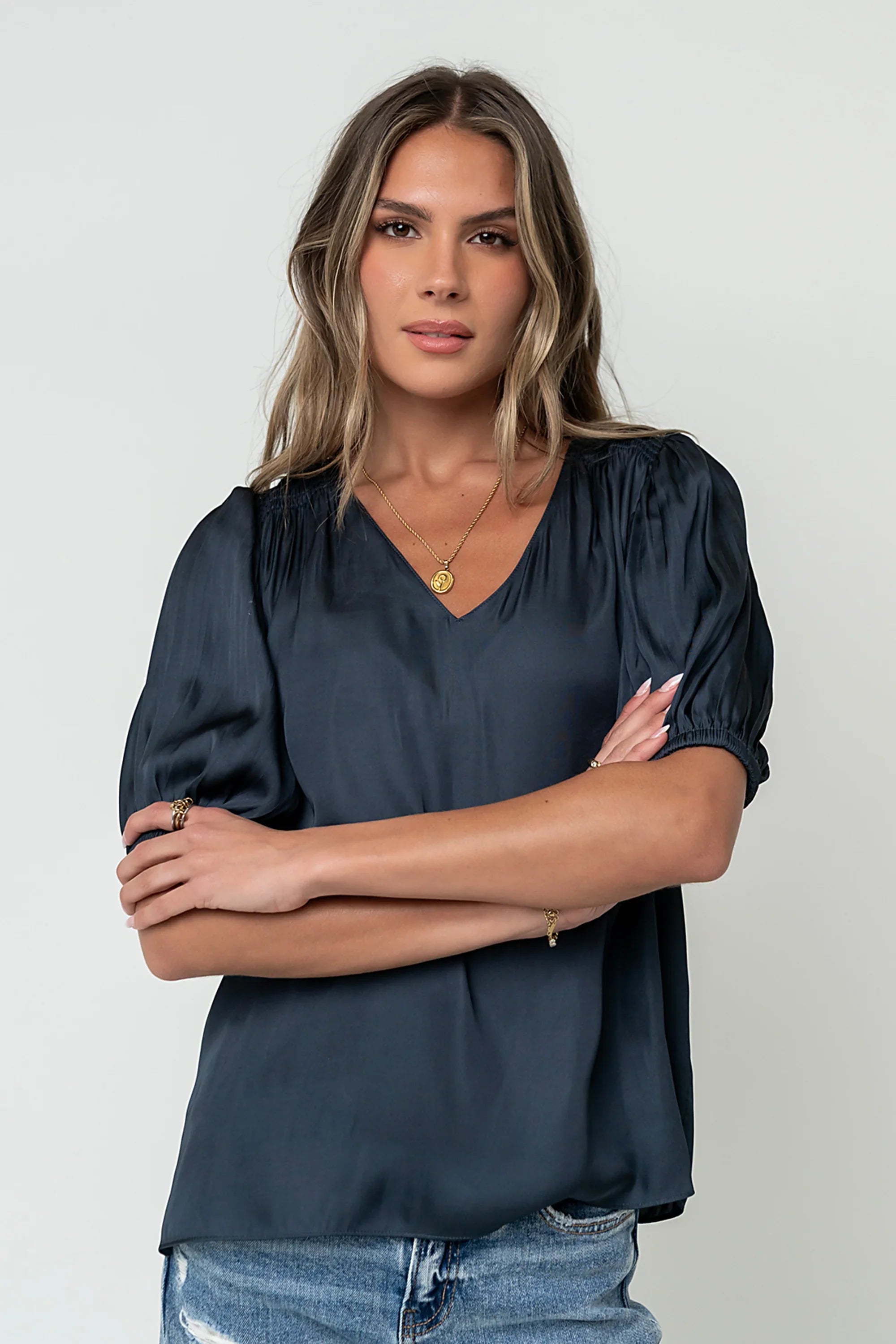 Regina Smocked Blouse
