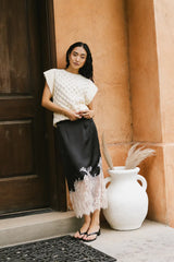 Frankie Asymmetrical Skirt in Black FINAL SALE