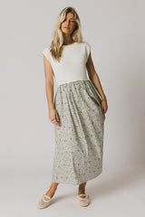 Celeste Floral Sweater Dress FINAL SALE