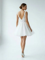 Elegant A Line Sweetheart Wedding Dress With Lace
