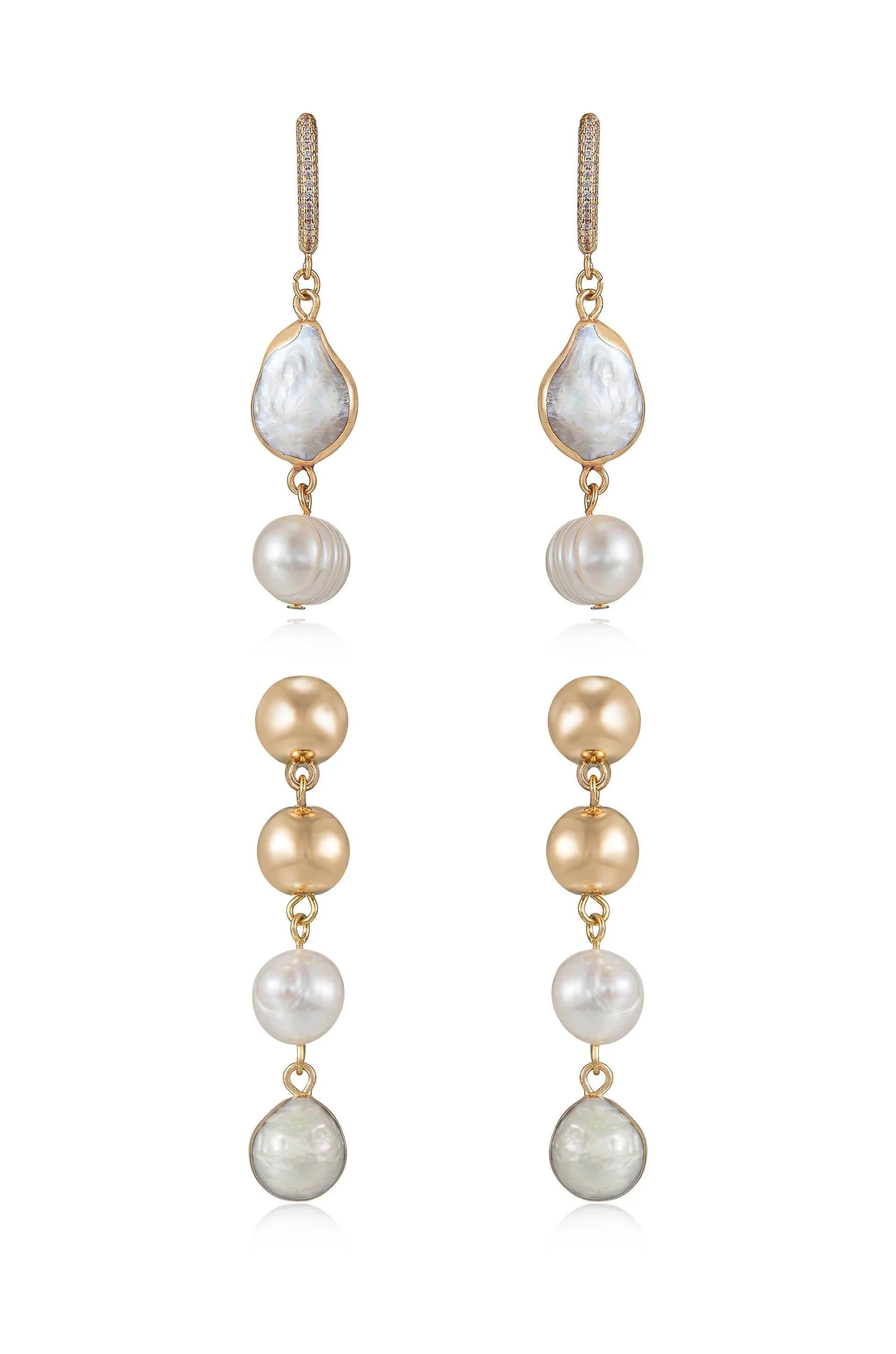 Duchess Pearl and Dangle Earrings