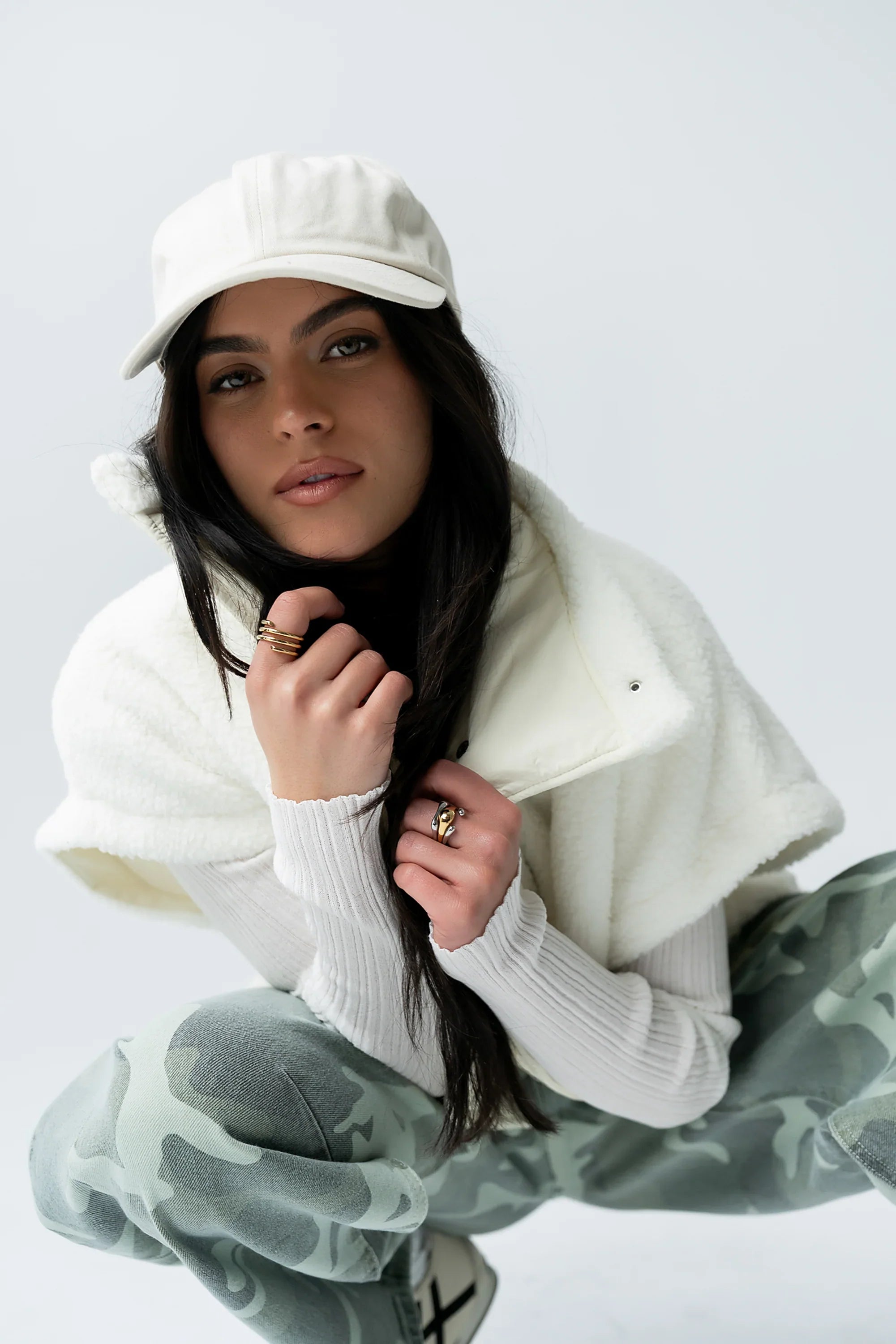 Marsha Oversized Sherpa Vest