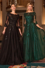 FRANCESCA GOWN BALL GOWN WITH SLEEVES