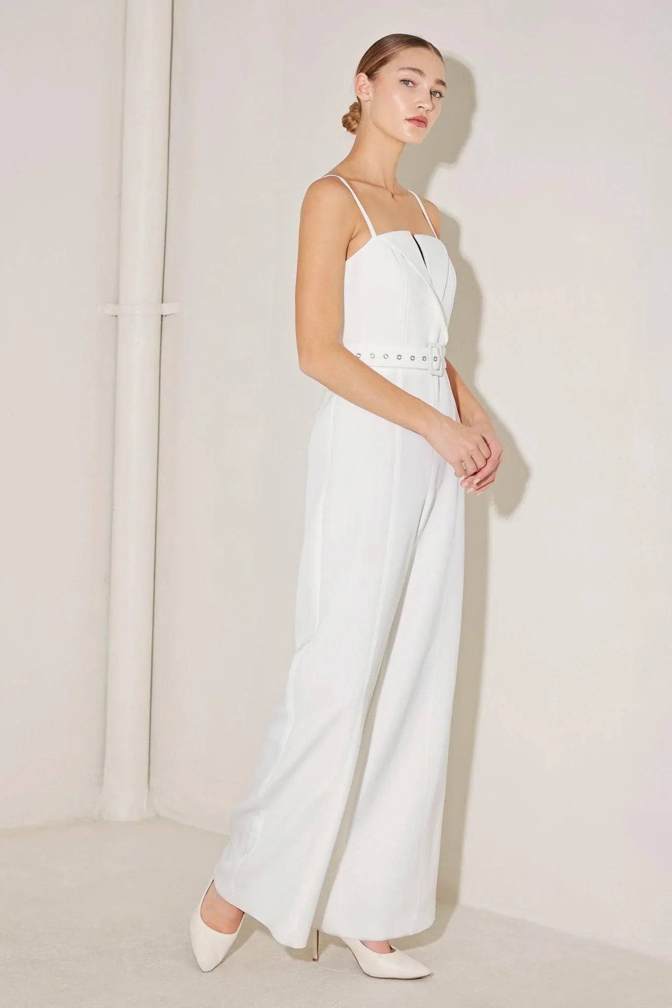 ARCTIC ELEGANCE WHITE JUMPSUIT