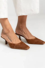 Steve Madden Alyse Kitten Heel in Brown
