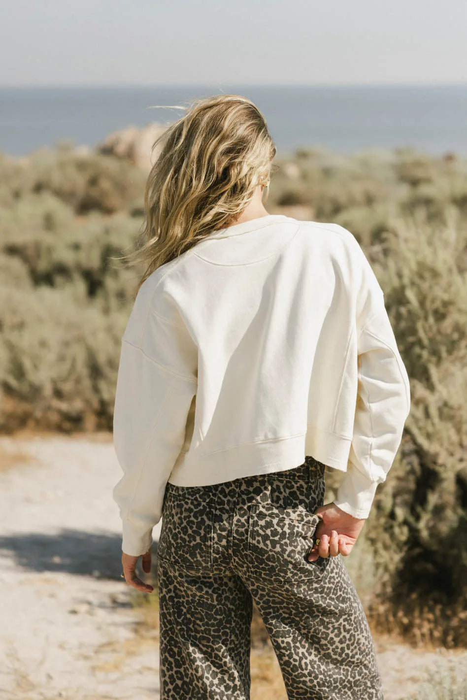 Aarti Sweatshirt in Bone FINAL SALE