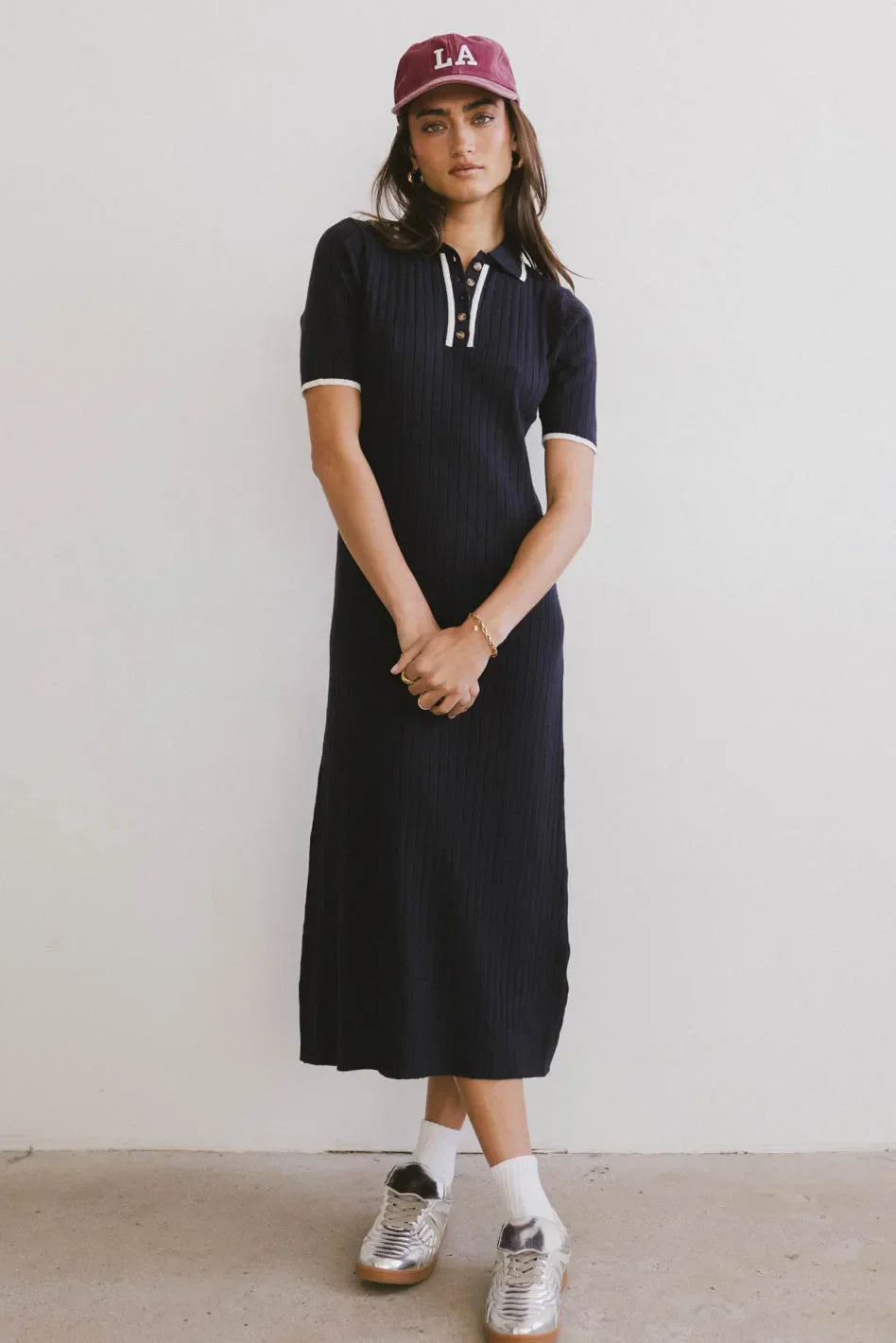 Posie Ribbed Knit Midi Dress FINAL SALE