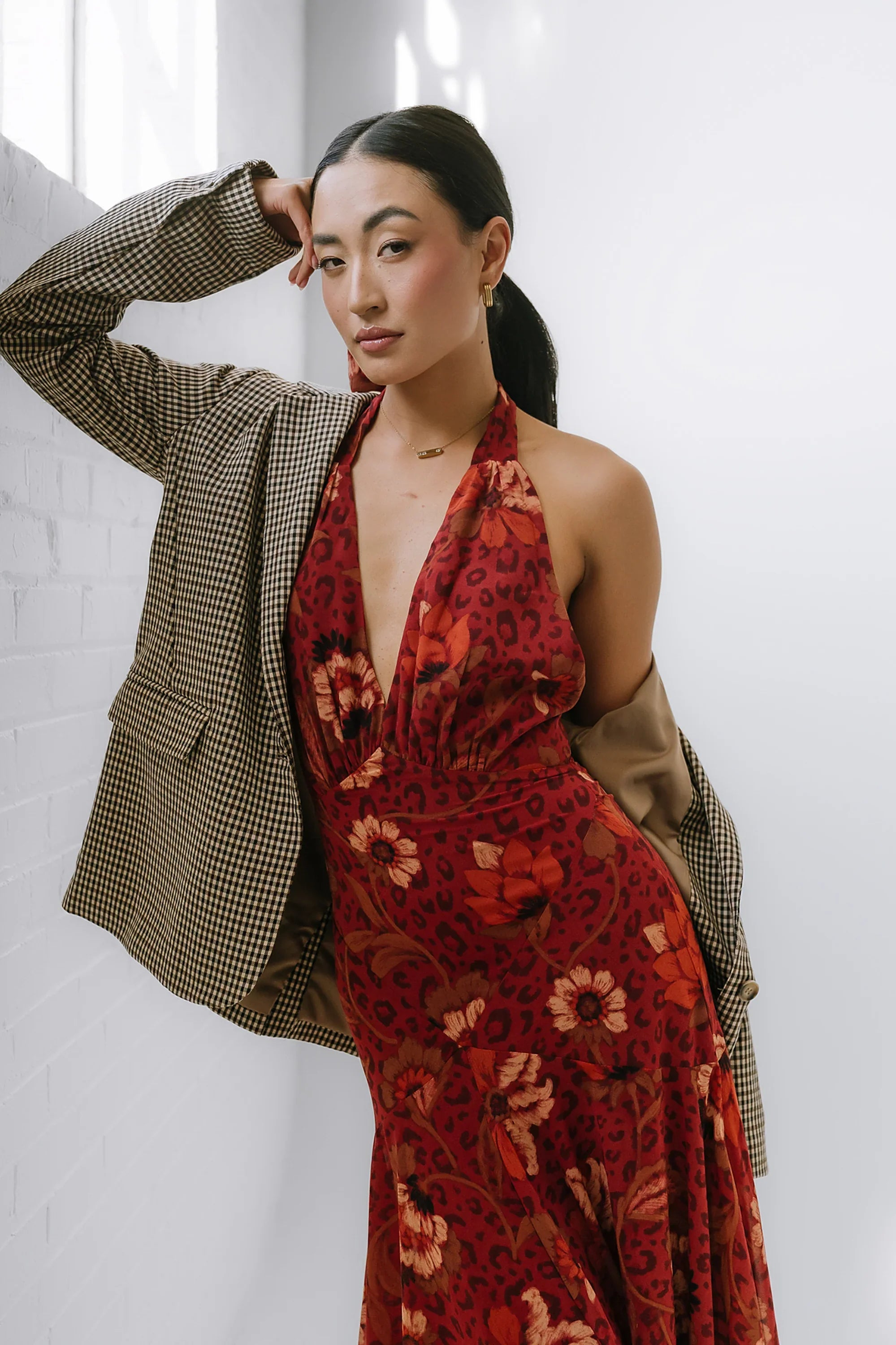 Tracey Halter Maxi Dress