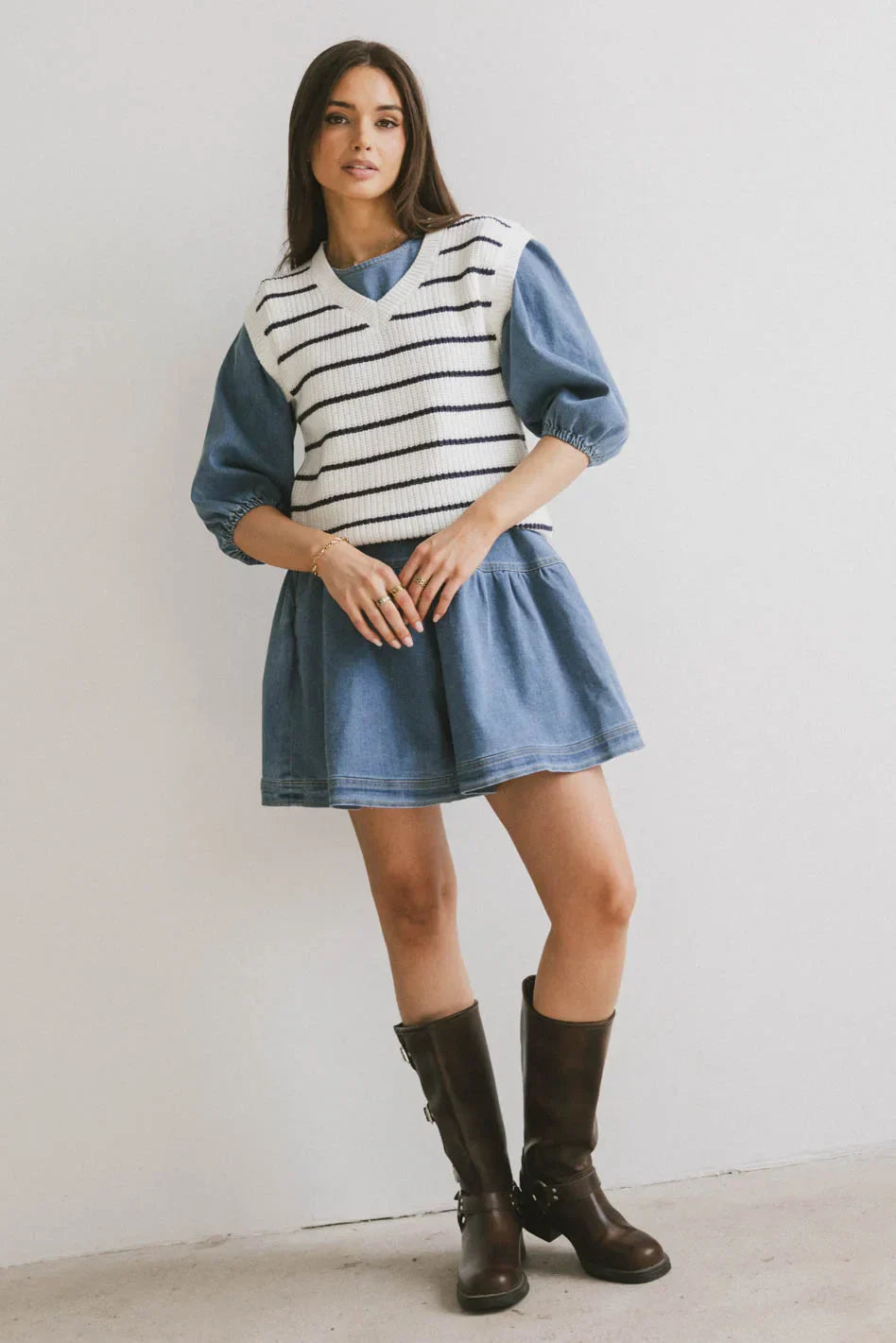 Sorrel Denim Mini Dress FINAL SALE