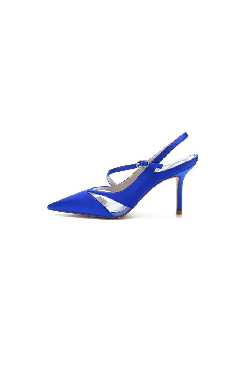 Slingback Pointed Toe High Heels
