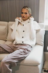 Sadie Knit Cardigan in Ivory FINAL SALE