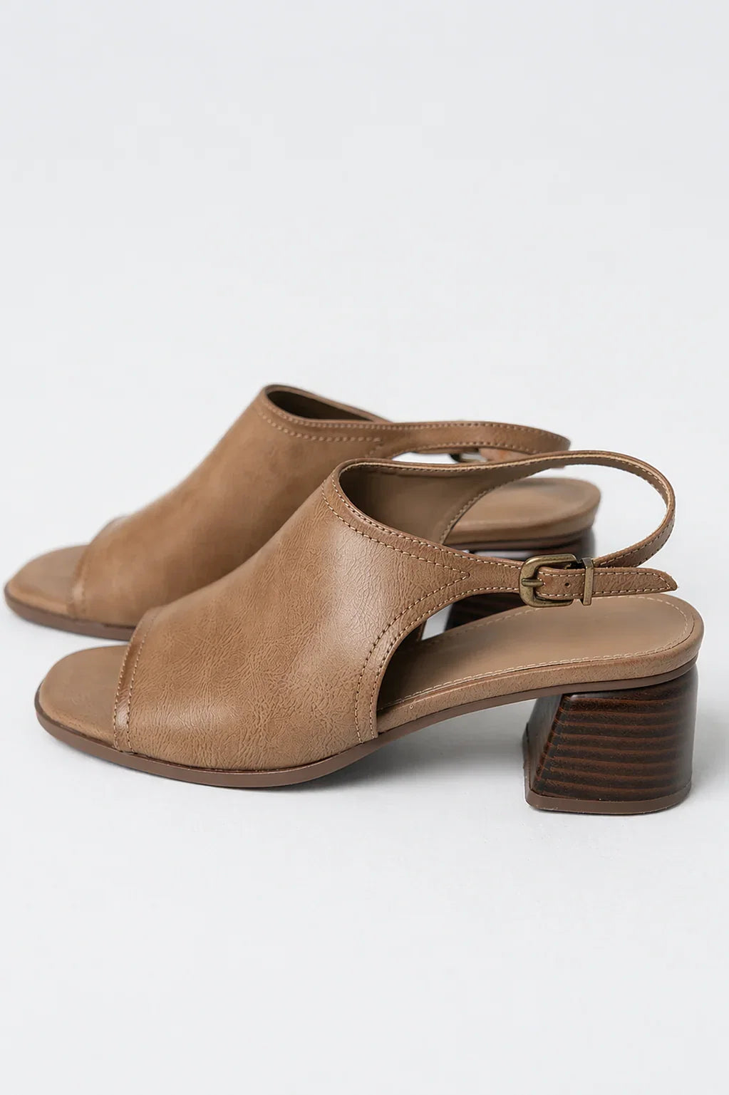 Faith Slingback Mule in Camel