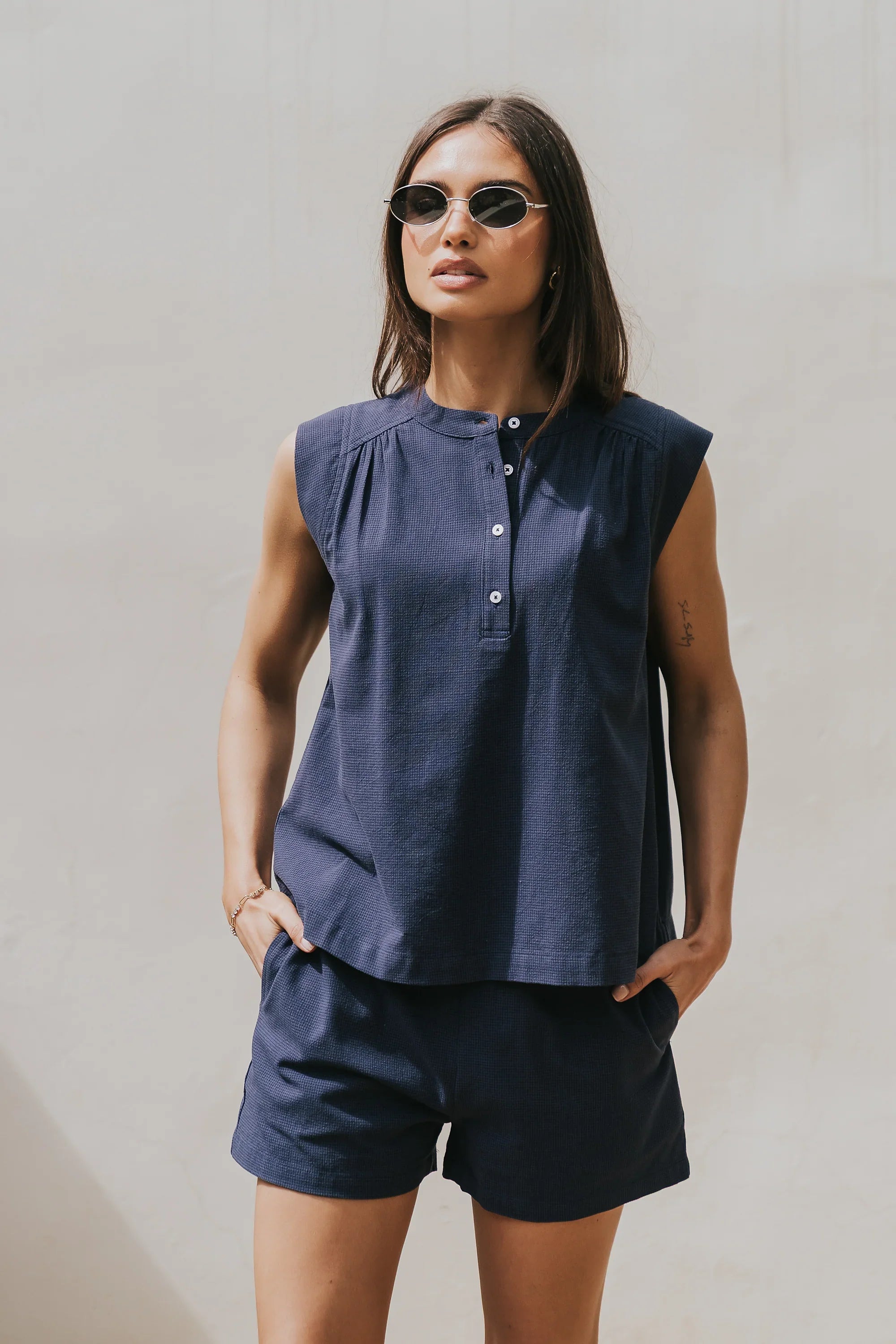 Harley Tank in Navy