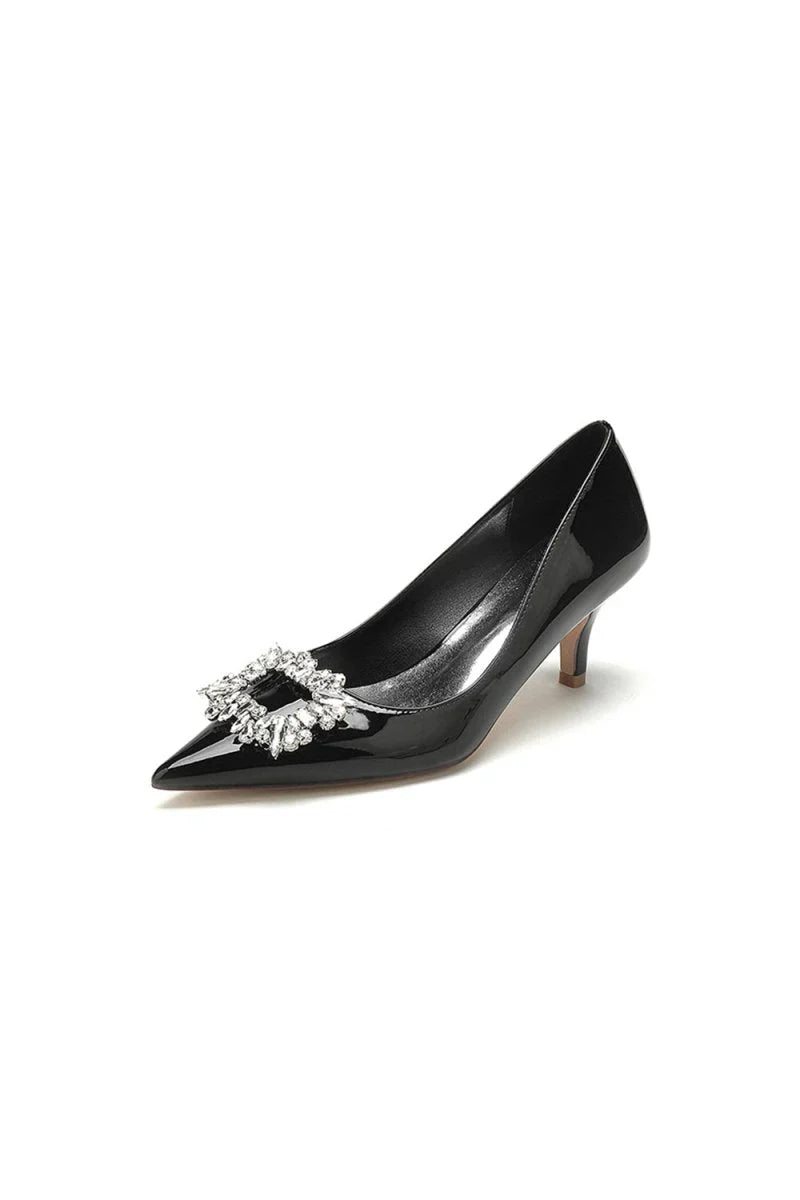 Rhinestone Pointed Toe Stiletto Heel Party Shoes