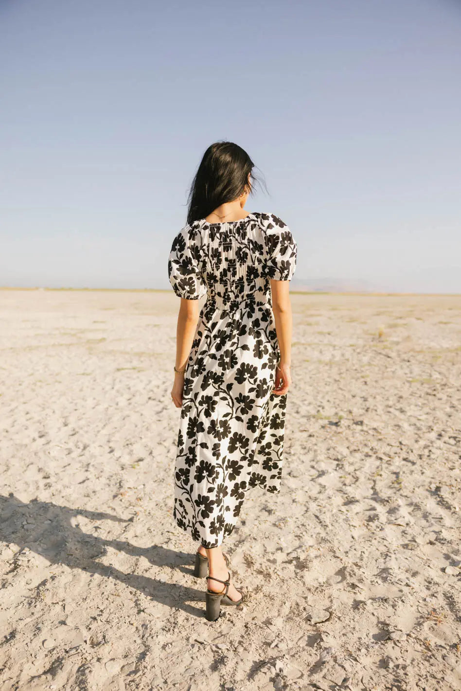 Marnie Smocked Midi Dress FINAL SALE