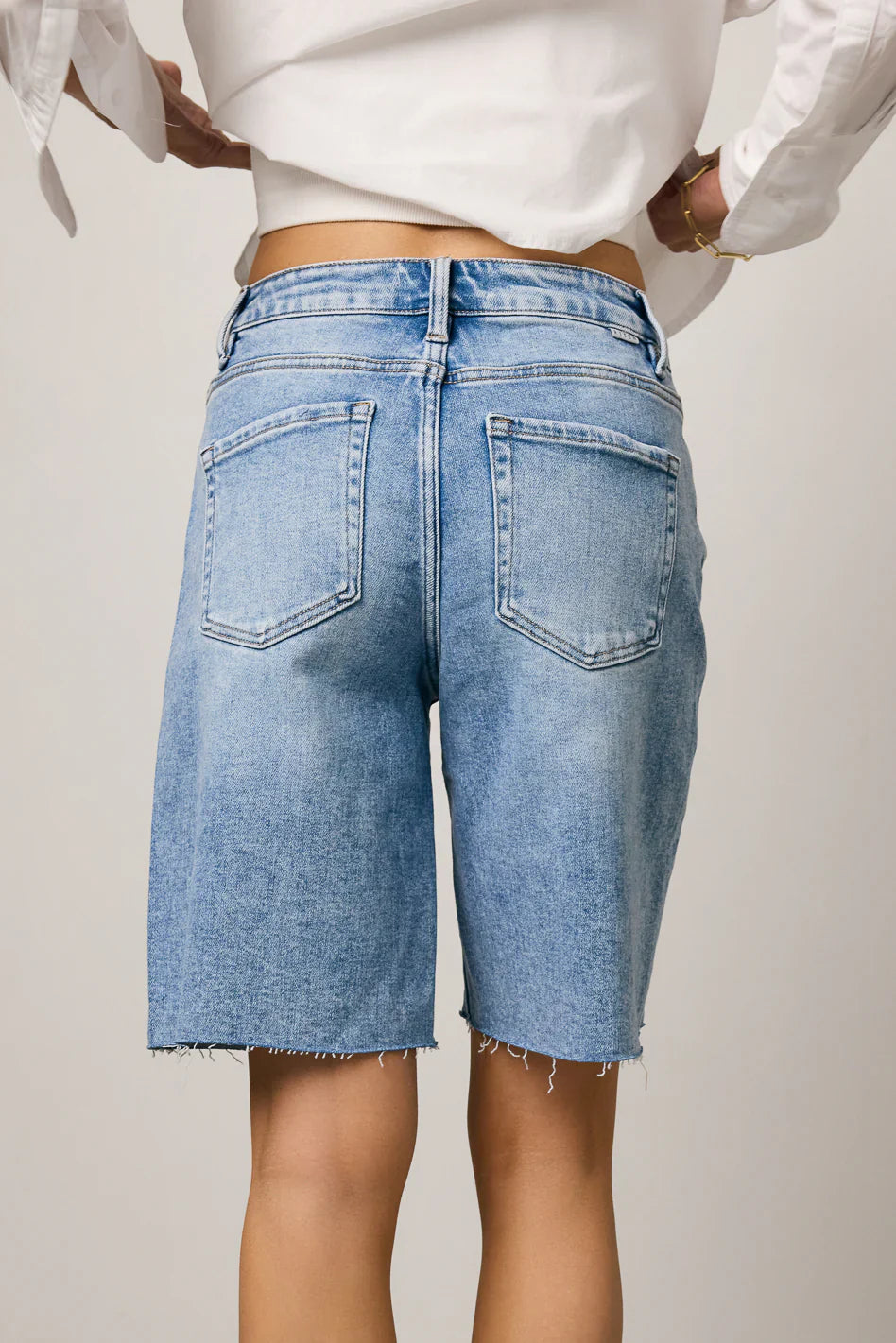 Alina Mid Rise Bermuda Shorts FINAL SALE