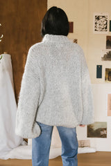 Anastasia Knit Sweater in Grey FINAL SALE