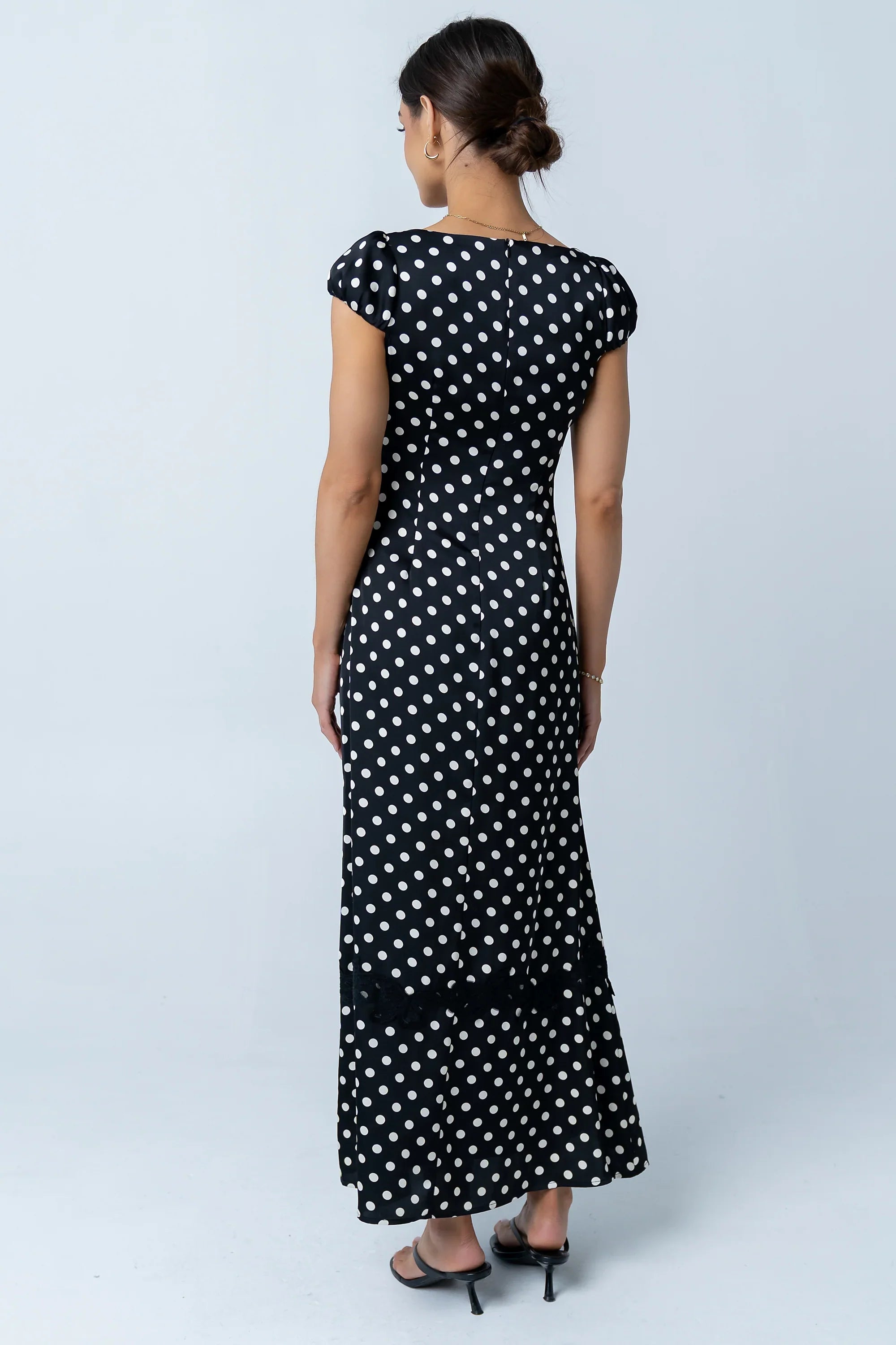 Marianna Polka Dot Maxi Dress