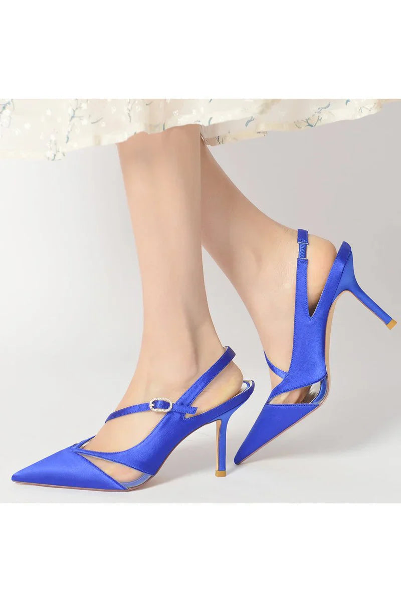 Slingback Pointed Toe High Heels